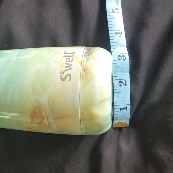 S'well green and yellow marbled hot and cold stainless steel water bottl… - Picture 14 of 15
